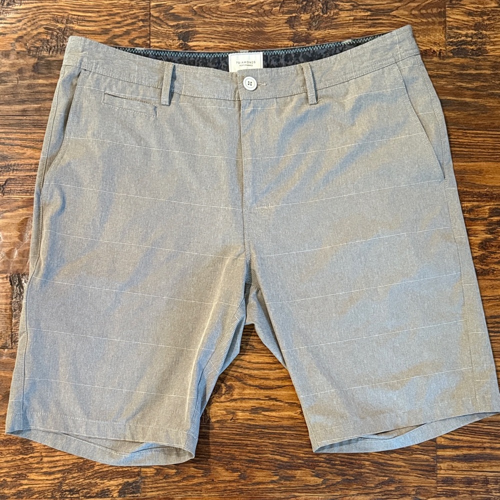 7 Diamonds Flat Front Shorts